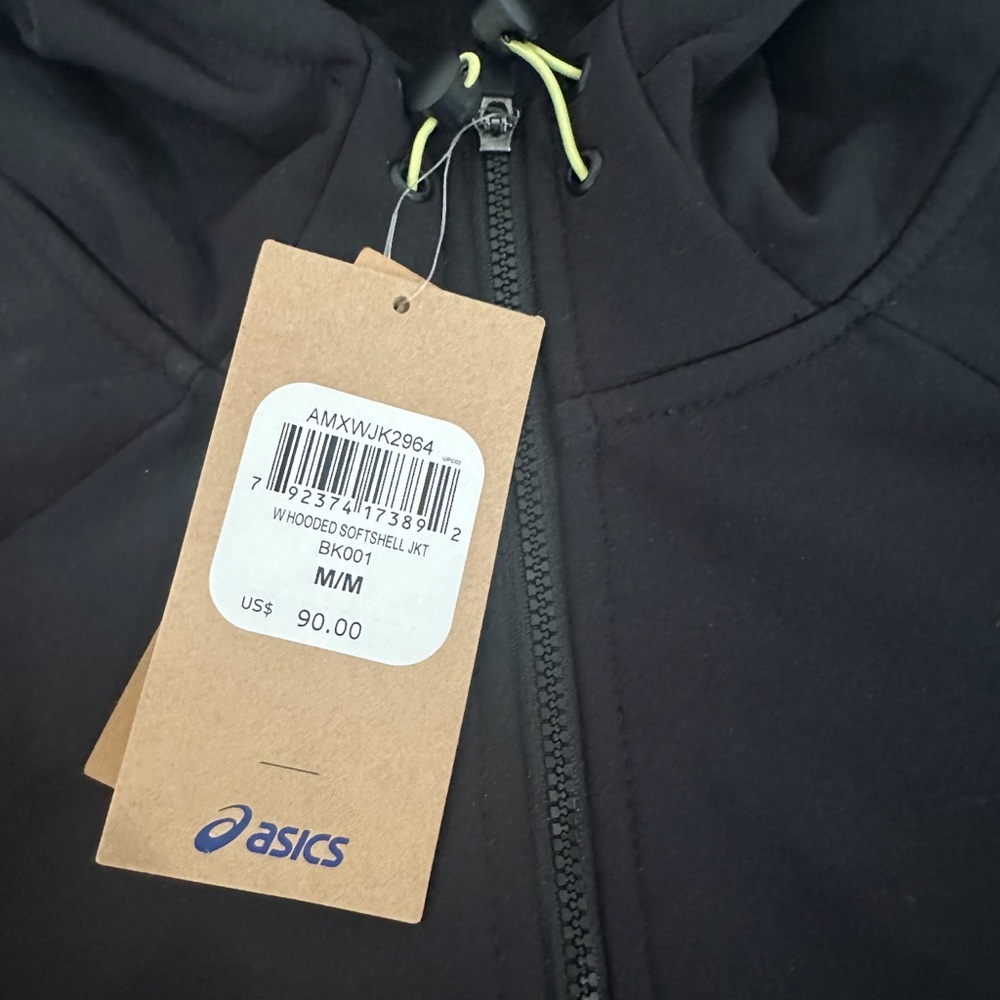 Women’s ASICS medium jacket black NWT